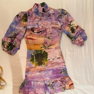 Cynthia Rowley Multicolor Scenic Dress